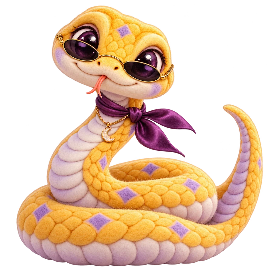 Hisso wearing sunglasses and a gold crescent necklace